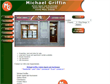 Tablet Screenshot of mgriffinauctioneers.com